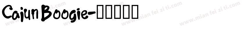 Cajun Boogie字体转换